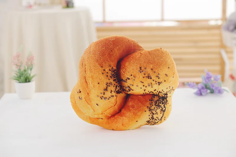 Twist bread Креативная 3d Simulatio подушка в виде еды буррито бургер бекон Тост Хлеб Подушка-бисквит Кола фри плюшевая игрушка кукла портативная подушка для тела - Цвет: Twist bread
