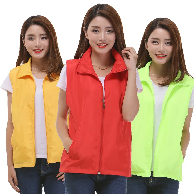 

1Pcs/Lot Safety Clothing Men Unisex Outdoor Volunteer Worker Running Workwear Jacket Unisex Vest Work Overalls for Women