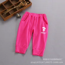 Специальное предложение г.; летние детские повседневные брюки-Капри Для мужчин и женщин; Детские повседневные спортивные шорты из хлопка Tencel