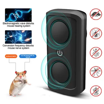 

Ultrasonic Pest Repeller Plug in Electronic Repellent Rat Mouse Spider Insect