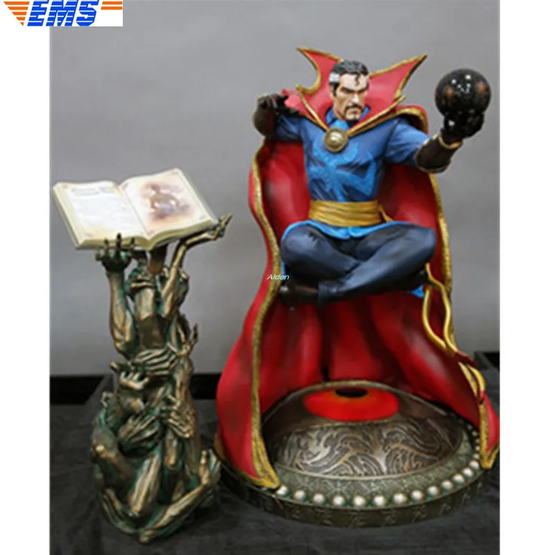 

20"Statue Superhero Bust Doctor Strange 1/4 Full-Length Portrait The Avengers Stephen Strange GK Action Model Toy BOX 50CM Z2549
