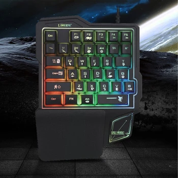 

K103 Gaming Keyboard One-Handed Mechanical Feeling Keyboard For PUBG Phone