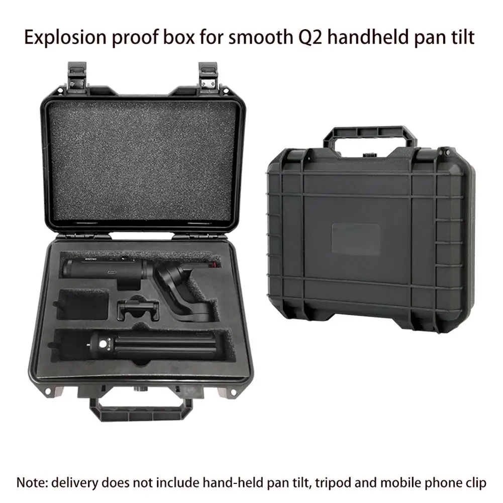 

Portable Waterproof Handheld Gimbal Stabilizer Hard Shell Suitcase Storage Box Bag Shockproof handbag For Zhiyun Smooth Q2
