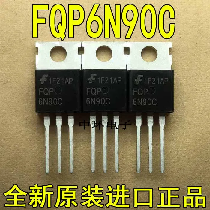 10 шт./лот FQP6N90C 6N90x m y
