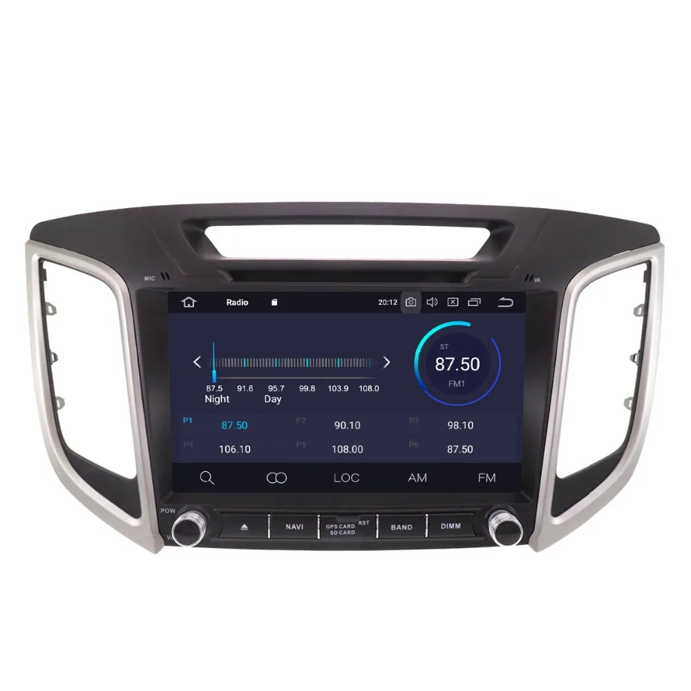 Android 9 с ips DSP экраном для hyundai IX25 автомобильный радиоприемник с навигацией GPS мультимедиа головное устройство плеер DVD