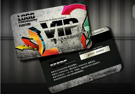 Двусторонняя печатная пластиковая ПВХ vip-карты/ПВХ визитная карточка