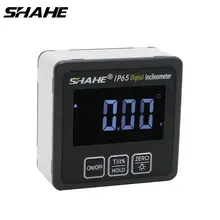 Shahe-transportador digital magnético, inclinómetro, caja de nivel, medidor de ángulo, buscador, medidor de ángulo de Base