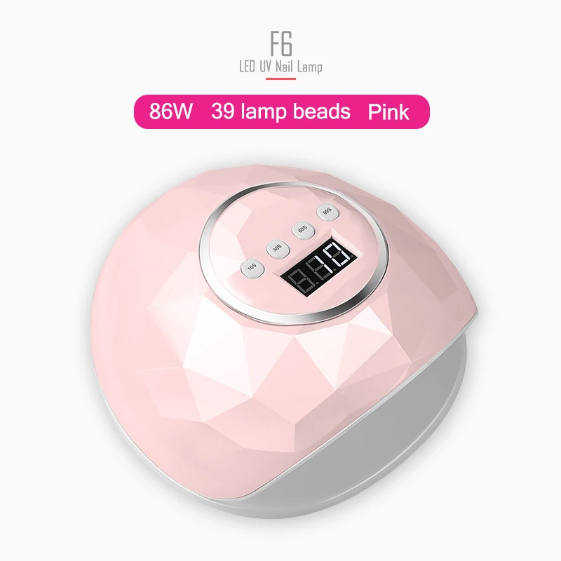 Hot 1 Pcs UV LED Nail Dryer Lamp Curing Light 86W Gel Polish Quick Drying Manicure Tool CNT 66