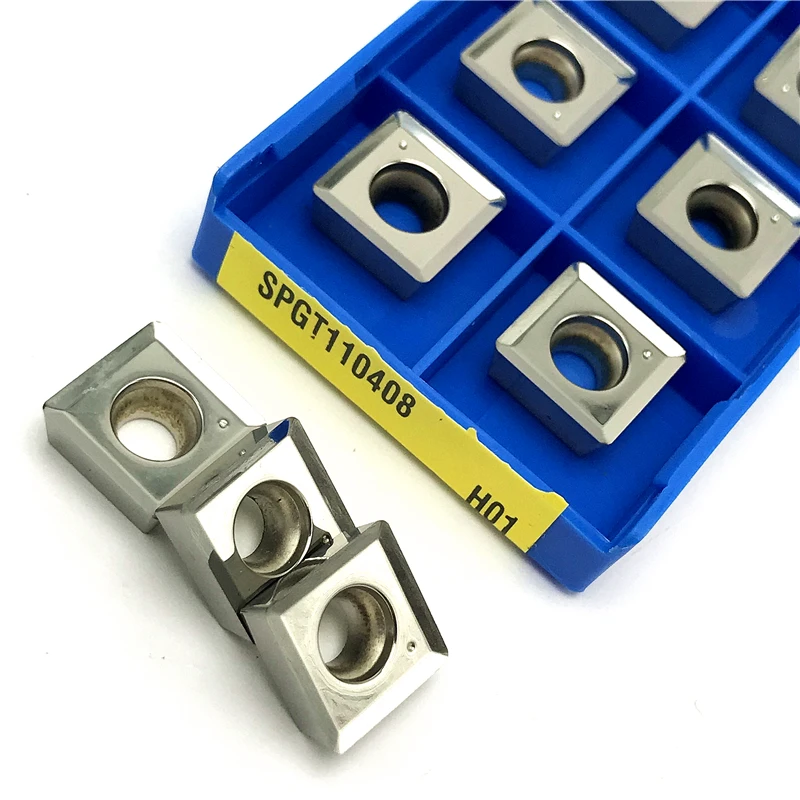 

SPGT050204 SPGT060204 SPGT07T308 SPGT090408 SPGT110408 H01 Aluminum Carbide Turning Insert CNC Cutting Tool SPGT 050204/060204