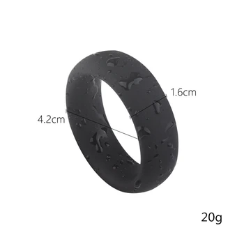 3 Sizes Silicone Cock Ring Penis Enhance Erection Ejaculation Delay Sex Toys For Men Cockring Ball Lock Scrotum Rings Sex Shop 4