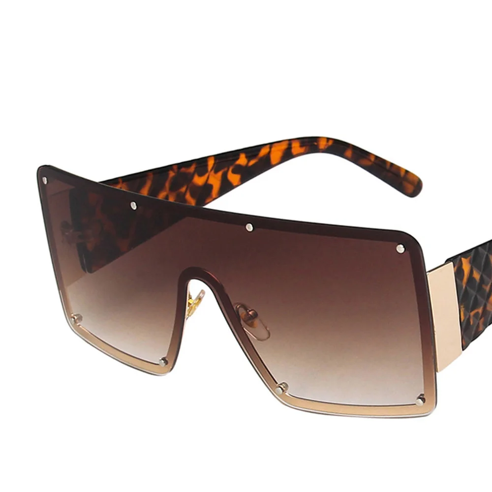 2023 Fashion Square Sunglasses Women Man Brand Designer Oversized