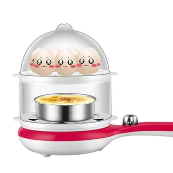 

Egg Boiler Double-layer Capacity Egg Cooker Small Frying Pan Omelette Small Steamed Egg Breakfast Machine