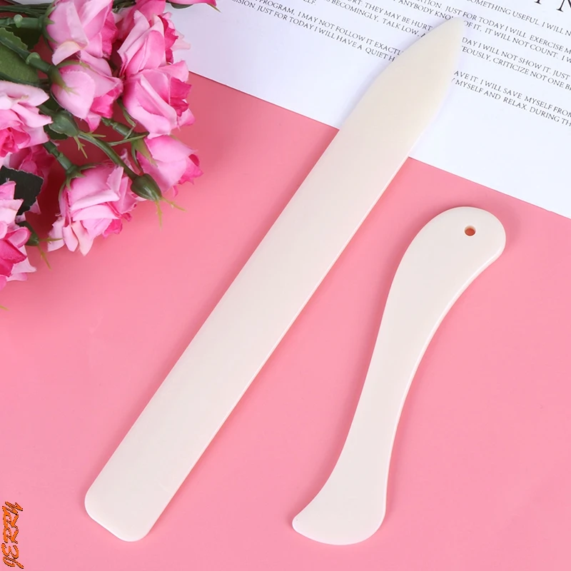 2021 nuevo 2 unids/set hueso Clip herramienta artesanía de cuero de puntuación de pliegue de accesorios