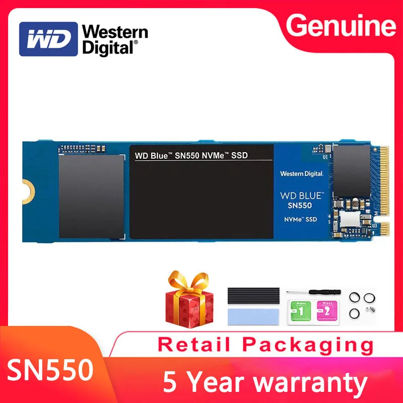 Western Digital Blue WD SN550 SSD Drive 250GB 500GB M.2 2280 NVMe PCIe  Gen3*4 Internal Solid State Drive For PC Laptop NoteBook - AliExpress