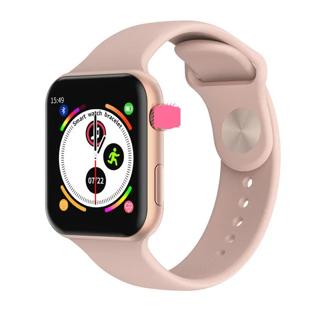 Смарт-часы F10 W34 iwo 8 Plus, пульсометр, фитнес-трекер, умные часы для женщин/мужчин, Смарт-часы, браслет P B57 - Цвет: F10 Pink Color