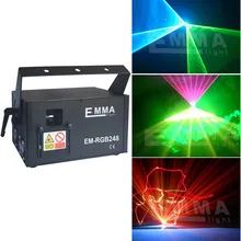 Мини 3000 МВт 3 Вт лазерное шоу RGB DMX ILDA SDCARD