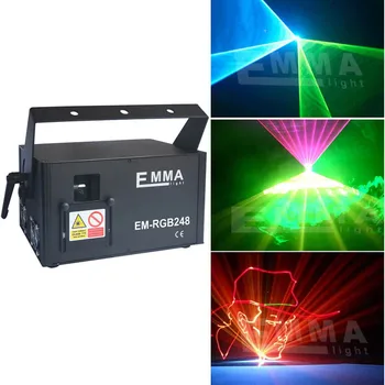 

MINI 3000 mw 3w RGB LASER SHOW DMX ILDA SDCARD