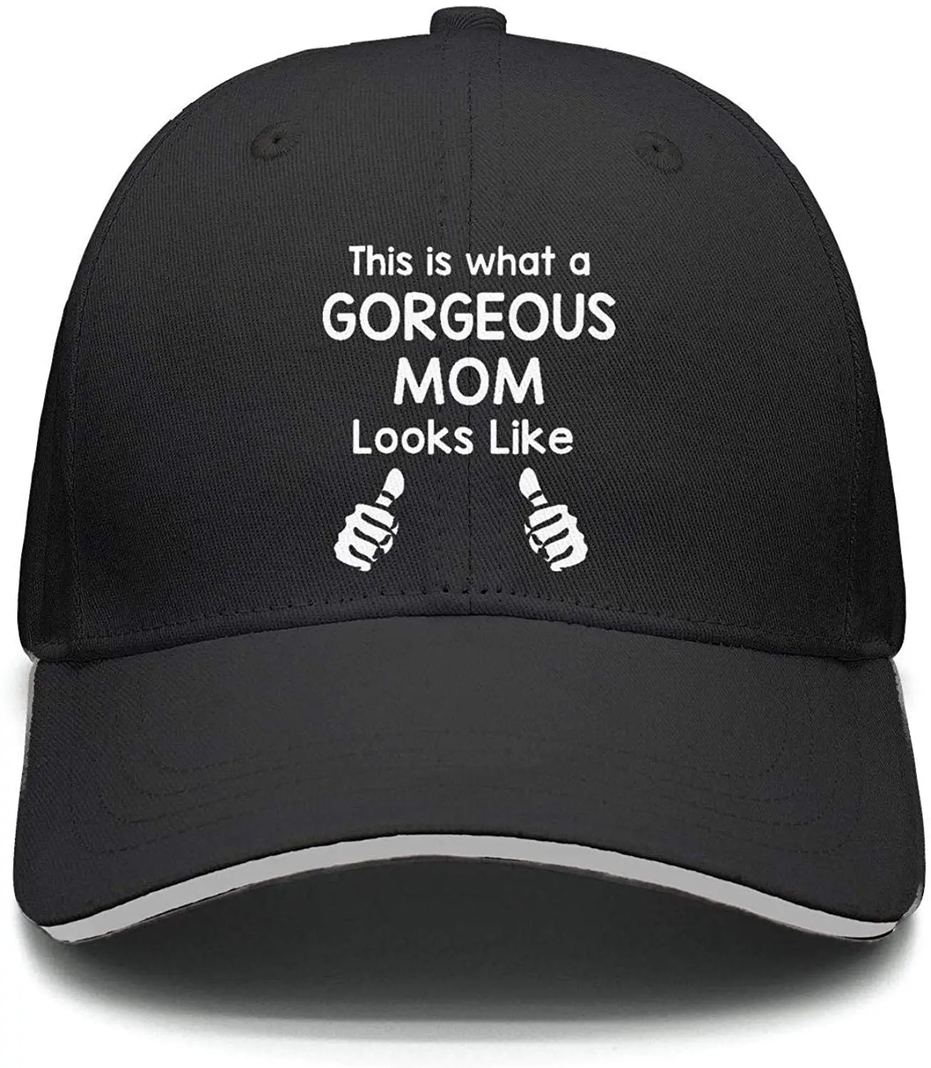День матери это то, что Великолепная Мама выглядит как Мужчины Повседневная Регулируемая сетка Strapback хлопок бейсбольная Кепка шляпа