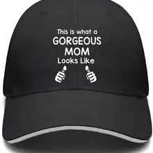 День матери это то, что Великолепная Мама выглядит как Мужчины Повседневная Регулируемая сетка Strapback хлопок бейсбольная Кепка шляпа
