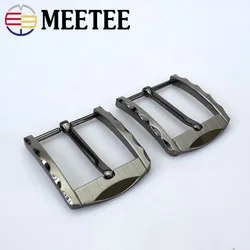 2/5 шт Meetee 40 мм пряжки для ремня для мужчин модные металлические пряжки для 38-39 мм пояс ремень голова DIY кожа Ремесло АКСЕССУАРЫ