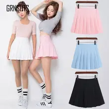 Женская юбка с высокой талией для косплея kawaii, женские Мини-короткие юбки