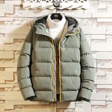 Мужская хлопковая стеганая одежда, морозостойкая, увеличивающая код, Стильная мужская одежда