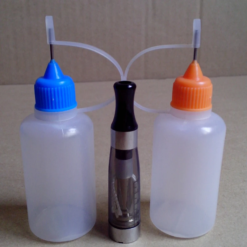 

2pcs PE 30ml Refillable Plastic Dropper Bottle With Metal Needle Cover essential oil bottles Bottle e liquid bottle