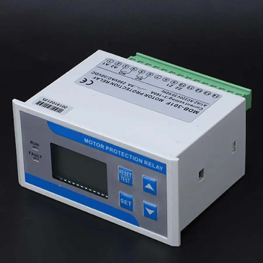 1 комплект AC220V 3-160A сплит-Тип Цифровой дисплей защита двигателя от перегрузки по току фазовый сбой защита от перегрузки