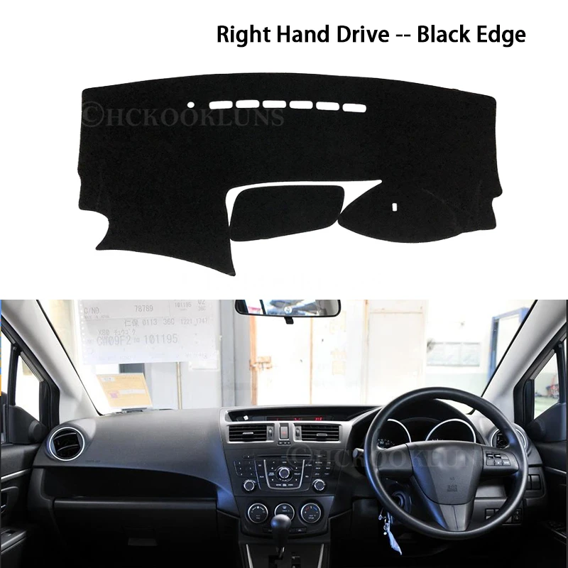 Dashboard Cover Protective Pad for Mazda 5 Premacy 2011~2016 MK3 Car Accessories Dash Board Sunshade Carpet 2011 2012 2015 car decals