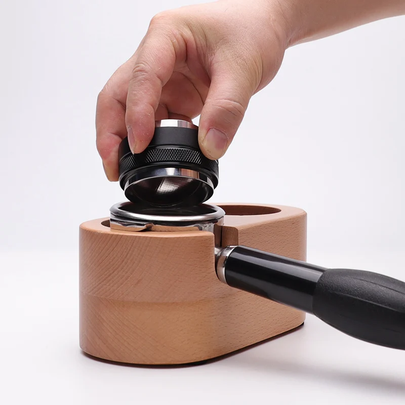 Mini Dual Sided Barista Coffee Tamper Flat Base Uncoated Stainless Steel Leveler Tool