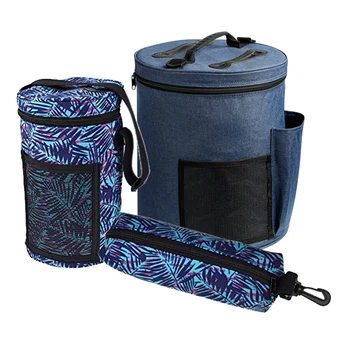 

Yarn Storage Bag, Woven Storage Bag, Protect Yarn, Prevent Tangled Knitting Accessories, with Adjustable Shoulder Strap