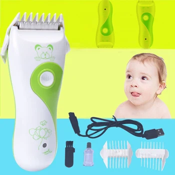

Baby Electric Hair Clipper USB Rechargeable Powerful Waterproof Hair Trimmer For Baby Hairdressing Tool Sets