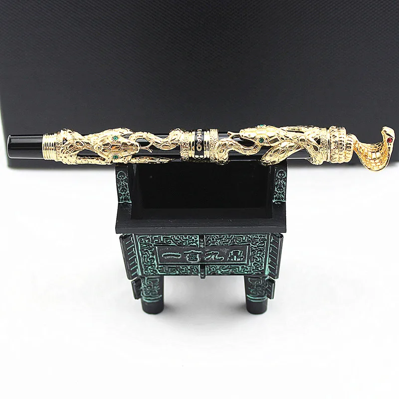 Винтажная Роскошная перьевая ручка Jinhao Snake/держатель для ручки