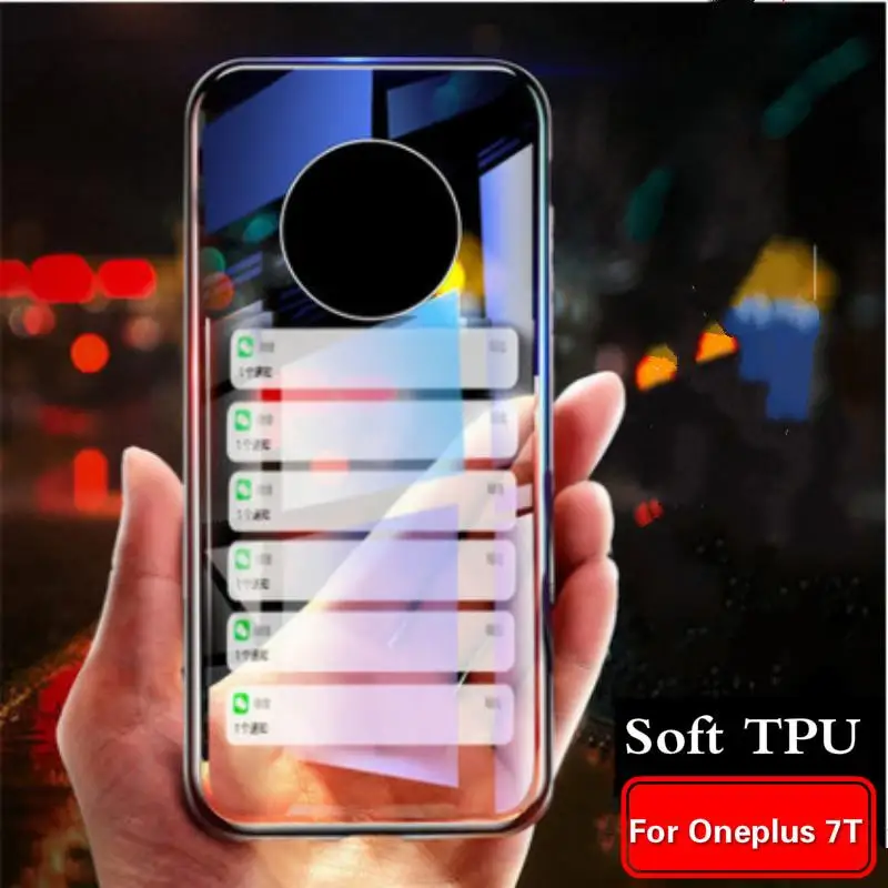 Прозрачный кристально чистый чехол для Oneplus 7 T 1 + 7Pro 6 6T 5 5T Ультратонкий Мягкий из