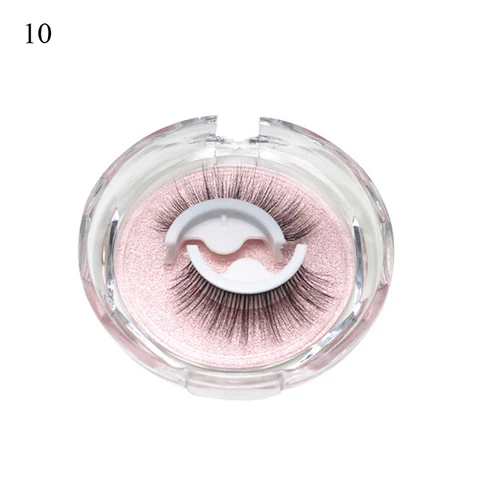 Self-adhesive False Eyelashes Glue Free Eyelash 3d Strip Reusable Lashes Extension 3 Seconds To Wear Faux Mink Eyelash