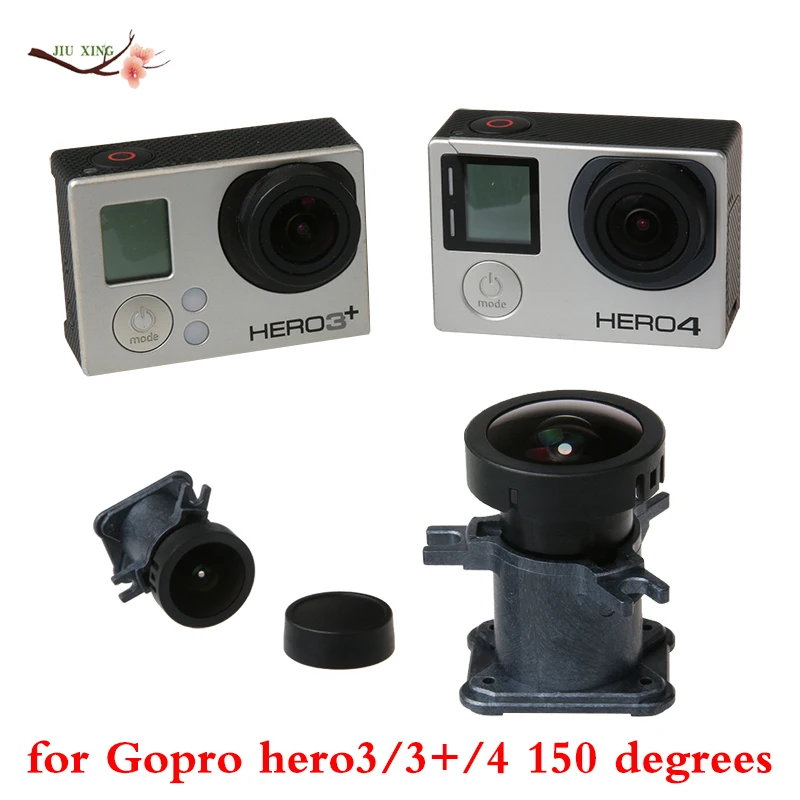 Gopro Hero 4 3 3 + 블랙 실버 액션 카메라용 150 도 광각 렌즈, Go P..