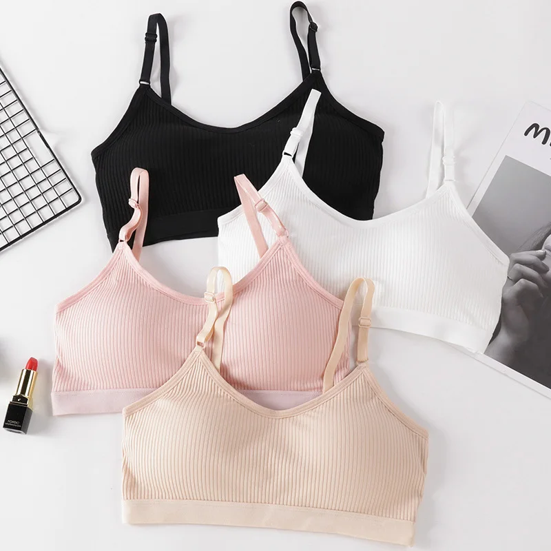 Цельный бесшовный бюстгальтер, бюстгальтеры для женщин, полная чашка, дышащий бюстгальтер без косточек, удобный бюстгальтер для сна, топ-труба, спортивный бюстгальтер
