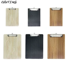 Портативный А4 А5 деревянный файл для письма в буфере, твердый картон, держатель для документов, канцелярские принадлежности для офиса и школы