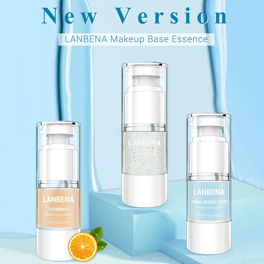 Для LANBENA Гиалуроновая кислота Make Up Base VC Primer 24K Gold BB крем увлажняющий стойкий не раздражающий BB крем