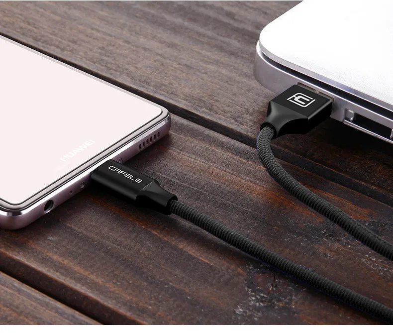 USB-C кабель для Xiaomi A1 type C кабель для зарядки и передачи данных usb type C нейлоновый тканый USB кабель для samsung S8
