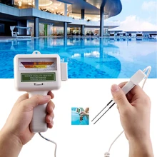 PC101 PH Meter Portable Measure Water Quality PH CL2 Chlorine Tester Level Meter PH Tester for Swimming Pool Spa Aquarium Hot 2 in 1 chlorine tester water quality ph