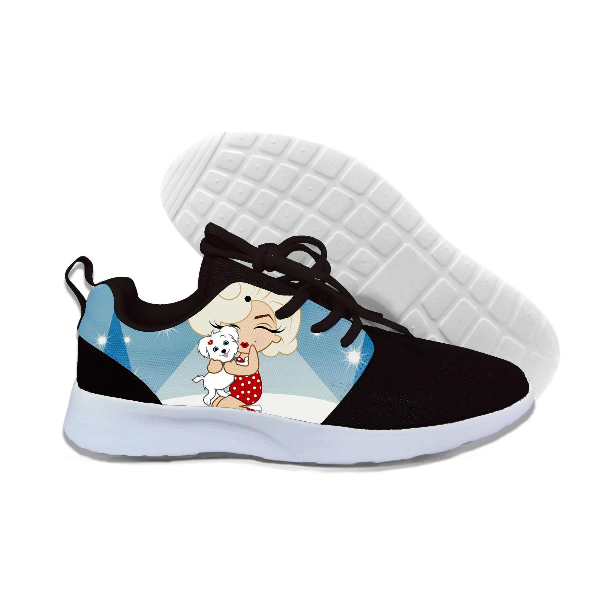 Кроссовки для мужчин и женщин; горячая распродажа; Мэрилин Монро; 3D; высокое качество; Harajuku; 3D принт; Мэрилин Монро; спортивные кроссовки; обувь - Цвет: Marilyn Monroe 4