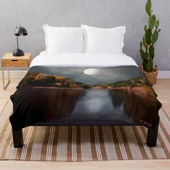 

Soft Blanket for Bed Sherpa Flannel Fleece Blanket Home Travel Sofa Soft Throw Blanket Magic Moonlight