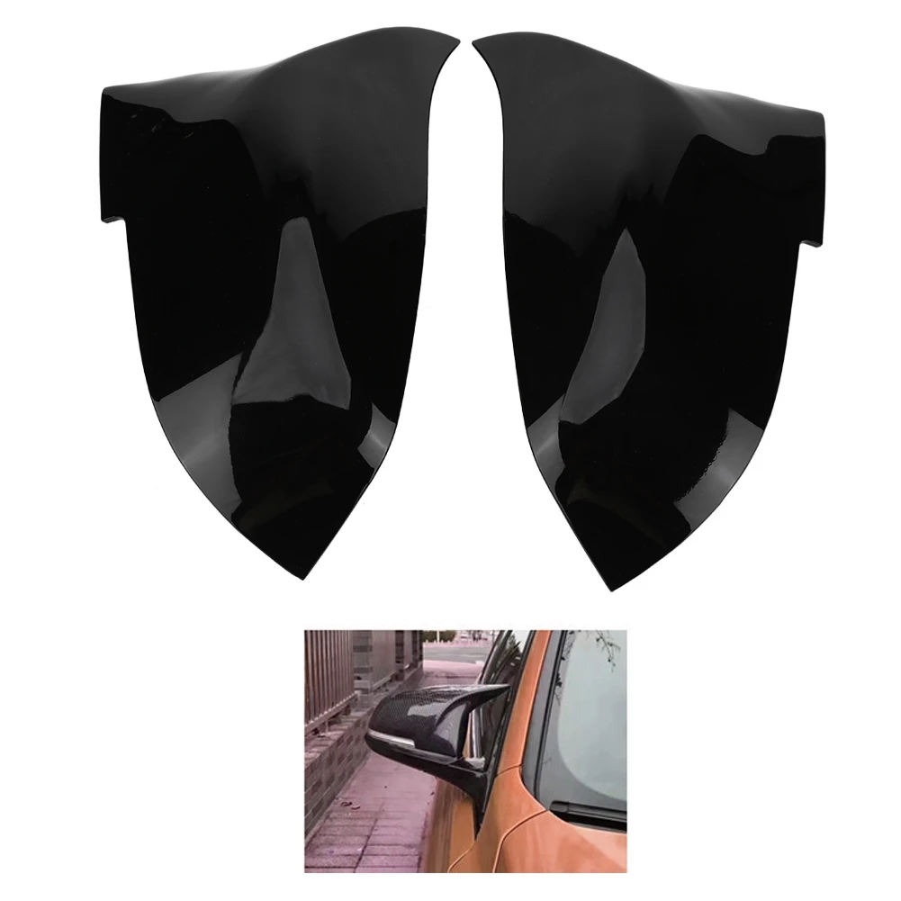 

Rearview Mirror Cover Cap Wing Mirror Housing Shell for BMW F20 F21 F22 F23 F30 F31 F32 F33 F36 X1 E84 F87 M2 Glossy Matte Black