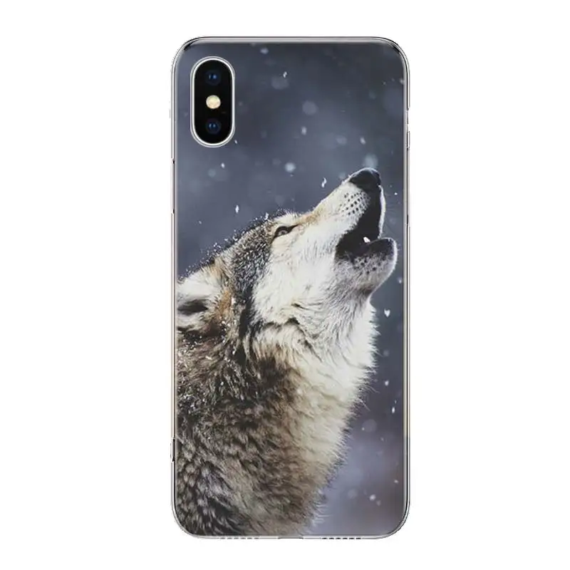 Волчий свирепый чехол для телефона iPhone 11 Pro 7 6X8 6S Plus XS MAX+ XR 5S SE 10 Ten Art TPU Coque Capa Shell
