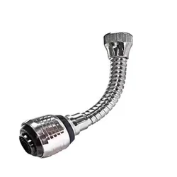 Flexible Faucet Sprayer Attachment 360 ° Kitchen Sink Aerator Extender Abs Polished Chrome For Cold Hot Water Kitchen Accessory