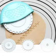 4 шт. Горячая помадка для бисквита украшения торта резак колесная пицца Sugarcraft помадка плесень пластиковая Скалка Инструменты для выпечки