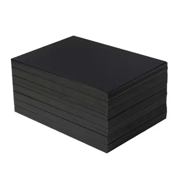 Carta nera vuota Graffiti Carta fatta a mano fai-da-te A4 80g 180g 230g Carta artigianale Cartone Carta per schizzi di disegno a mano vuota