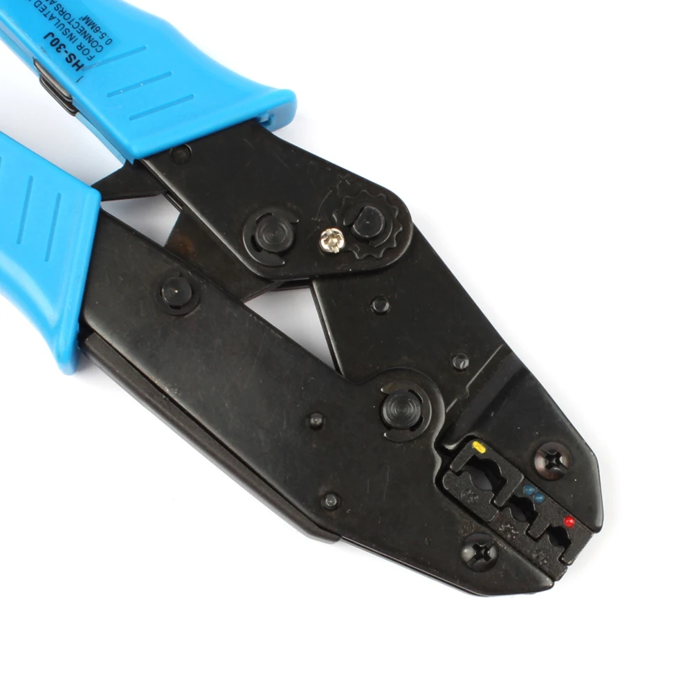 NEW Model FREE SHIPPING HS-30J HS-40J EUROP STYLE ratchet crimping tool crimping plier 1-6.0mm2 DIE SETS