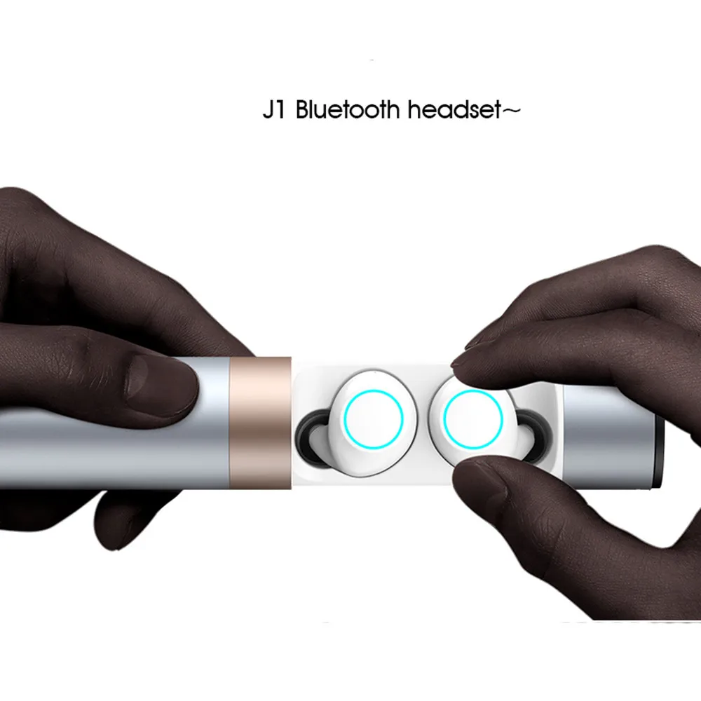 J1 TWS Wireless Noise Cancelling IPX7 Waterproof Touchpad Wireless Earphone No cable convoluted enjoy the truly freedom 1010